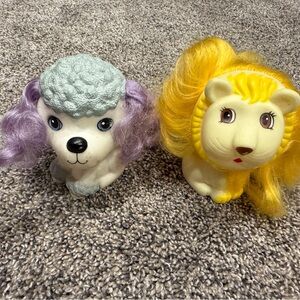 "Little Pretty" toyline Mattel dog and lion